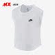 耐克正品 宽松休闲短款 无袖 Nike 女子运动T恤背心FB8226 100