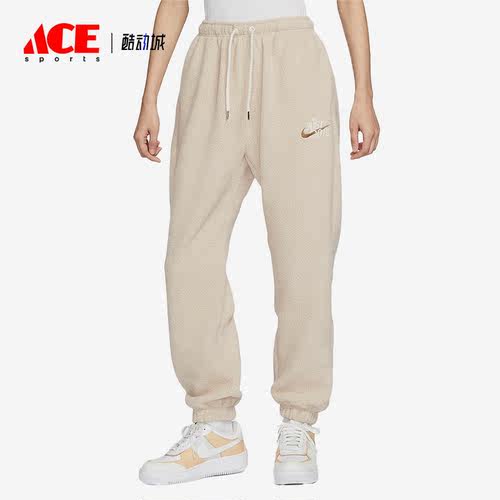 Nike/耐克正品新款女子休闲透气束脚针织运动长裤 FD4069-126