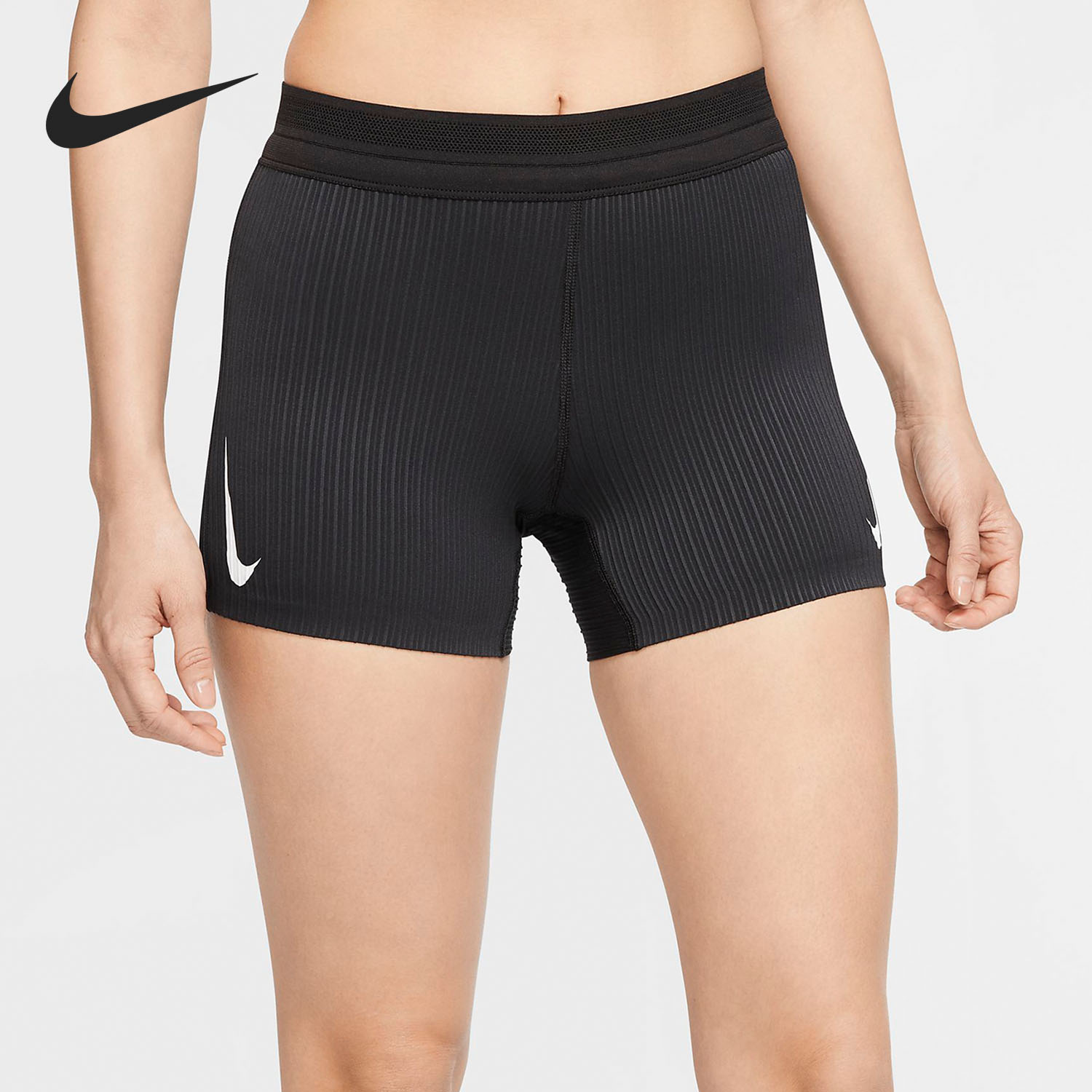 Nike/耐克正品AEROSWIFT女子健身训练紧身跑步短裤 CJ2368-封面