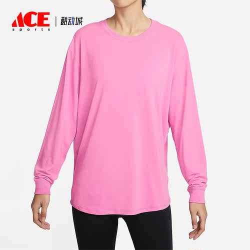 Nike/耐克正品新款女士圆领宽松透气休闲运动T恤FN2818-675