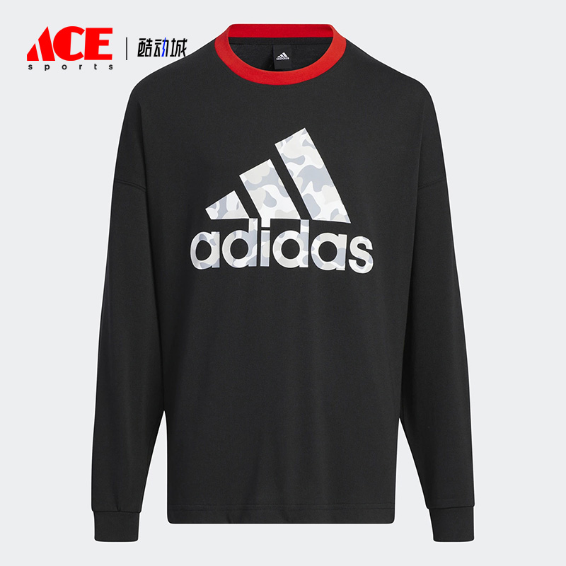 阿迪达斯儿童运动休闲长袖T恤