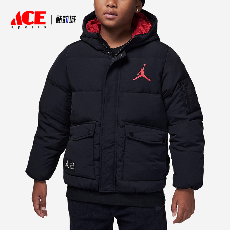 耐克正品大童保暖运动羽绒服