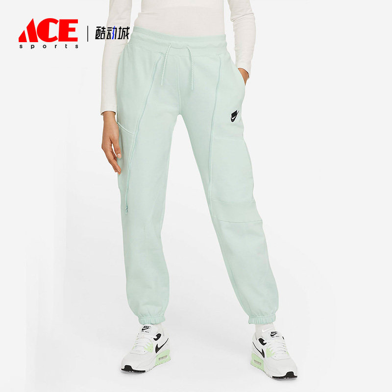 Nike/耐克正品女子跑步运动针织收口侧拉链长裤 DC5283-394