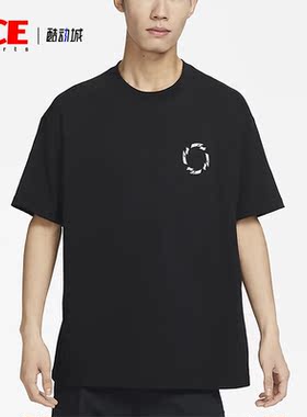 Nike/耐克正品夏季新款宽松印花男子运动短袖T恤FB8143-010
