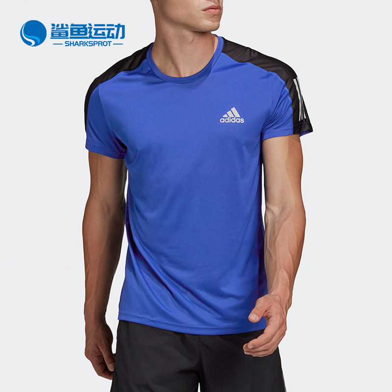 阿迪达斯正品男休闲运动训练短袖