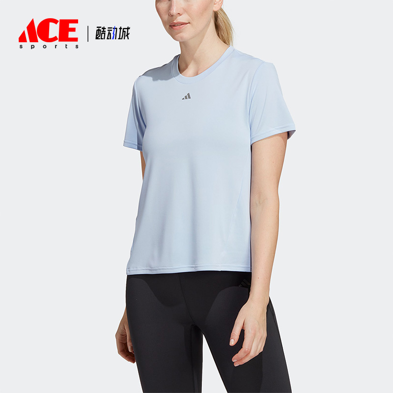 阿迪达斯正品女透气运动健身短袖