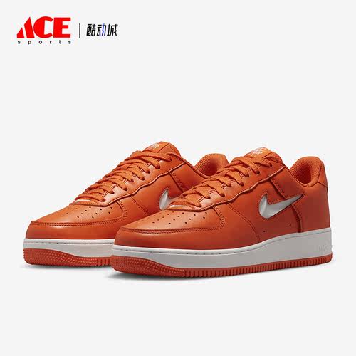Nike/耐克正品AIR FORCE 1 LOW果冻白勾男子休闲鞋FJ1044-800
