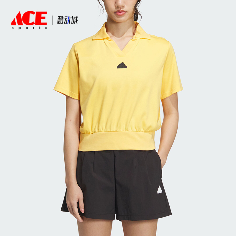 阿迪达斯女士凉感短袖POLO衫