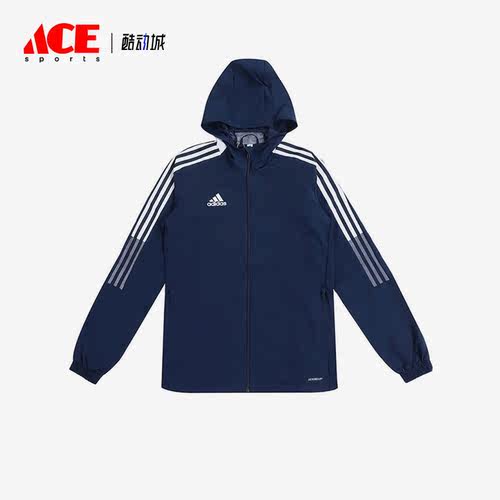 Adidas/阿迪达斯正品冬季新款男子足球运动连帽外套GP4962