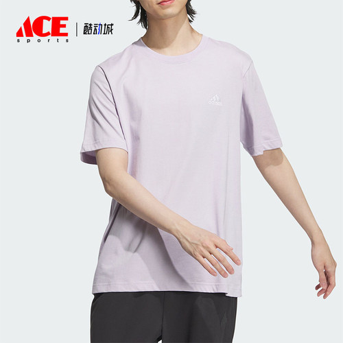 阿迪达斯情侣运动短袖上衣