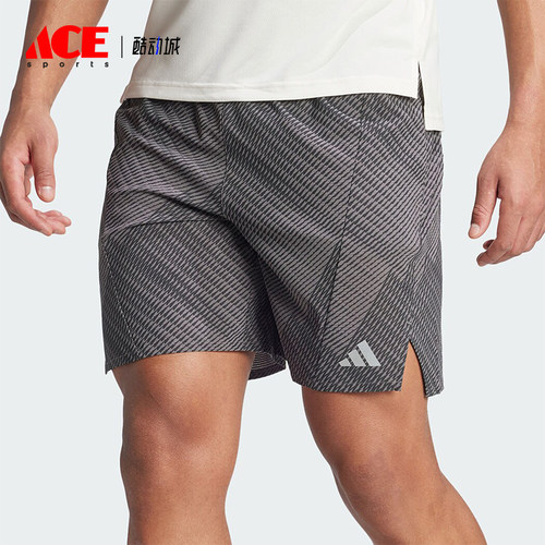 阿迪达斯男士运动健身短裤