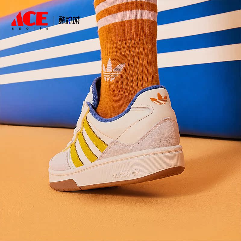 Adidas/阿迪达斯正品COURTIC男女同款复古耐磨低帮板鞋ID0559