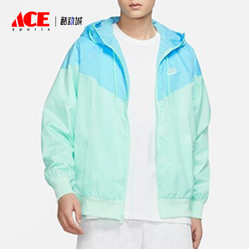 Nike/耐克正品新款男子防晒连帽运动舒适休闲夹克外套 DA0002-379