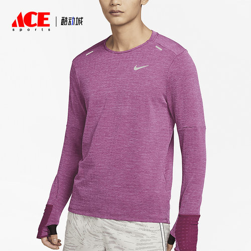 耐克男子训练运动加绒长袖T恤