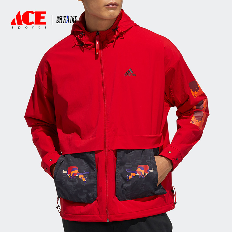 Adidas/阿迪达斯正品春季男装男子运动休闲夹克外套GP1821