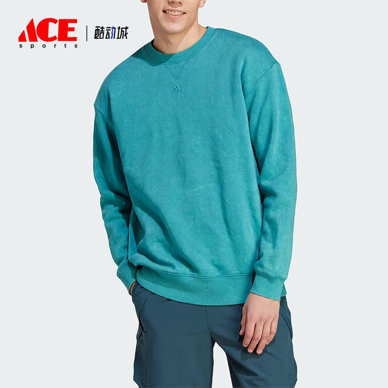 Adidas/阿迪达斯正品新款男子时尚简约加绒休闲运动卫衣IB4073