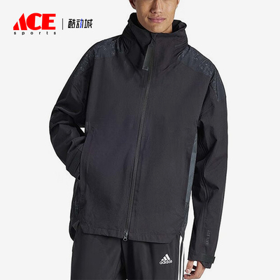 阿迪达斯男士防风拉链夹克外套