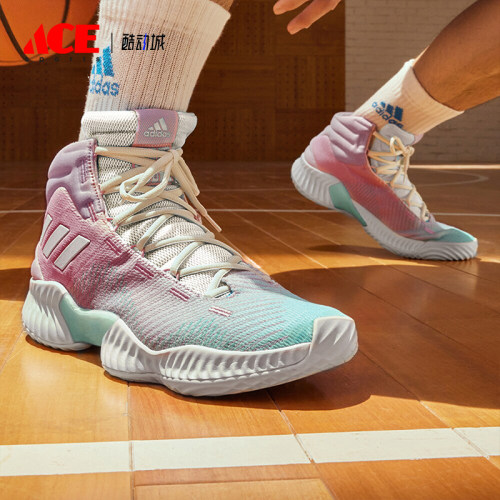 Adidas/阿迪达斯正品PRO BOUNCE 2018男女运动篮球鞋IG4496