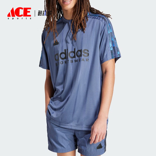 阿迪达斯男士宽松短袖T恤