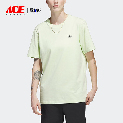 阿迪达斯正品.男子运动短袖