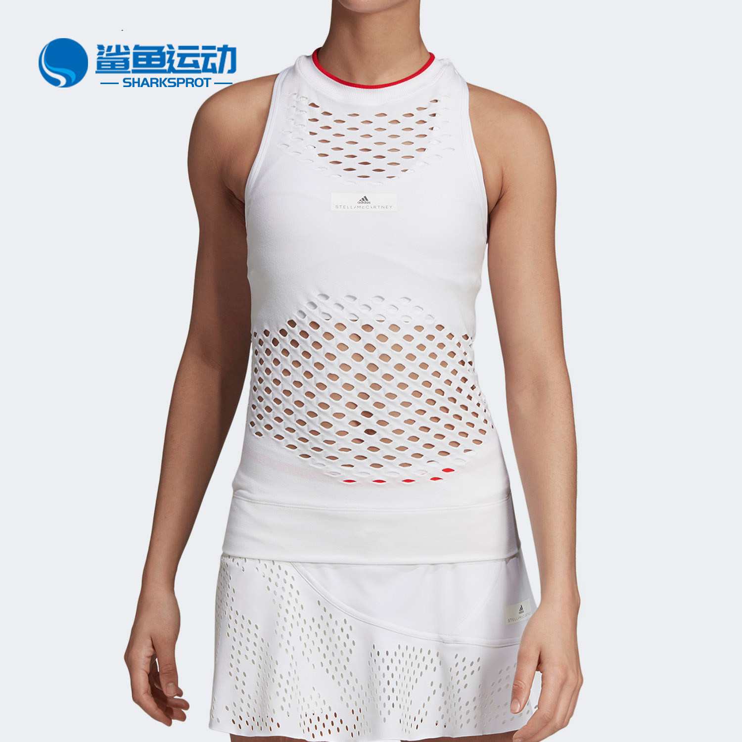 Adidas/阿迪达斯正品 STELLA McCARTNEYN女子训练网球背心EA3124