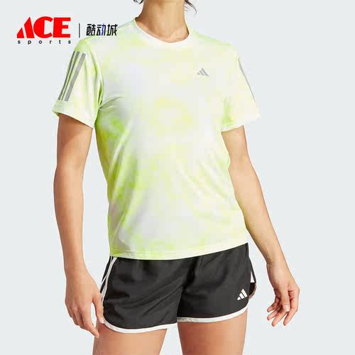 Adidas/阿迪达斯正品 OTR AOP TEE女子印花运动短袖T恤IL1663