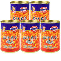Merlin Tomato Sauce Soybean Canned Food 425g*5 Ready-to-eat Tomato Baked Soybean Mixed Rice Sauce Mixed Noodles Convenient canned food thumbnail 2
