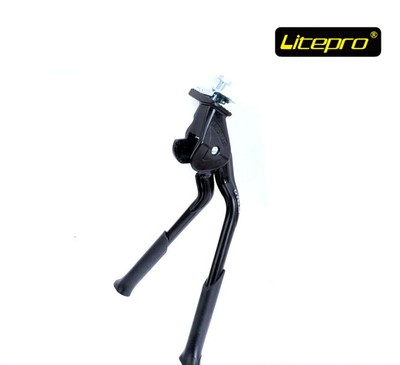 litepro 20寸-28寸双脚脚撑中支架铝合金可调自行车公路山地脚撑