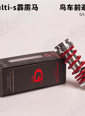 台湾霹雳马multi-s G5 plus birdy鸟车3代油压前避震器改装可调节