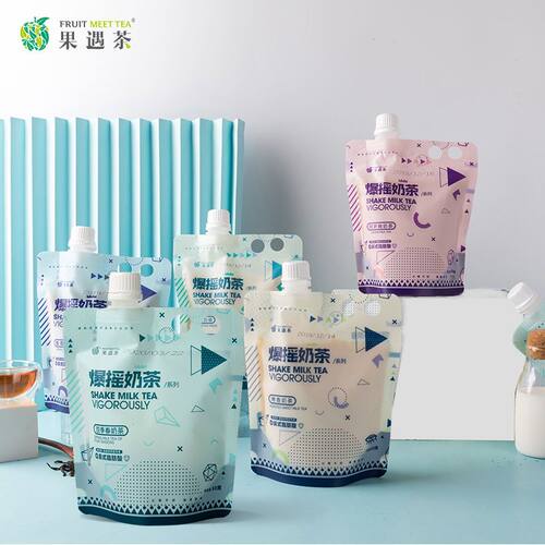 果遇茶阿萨姆爆摇奶茶