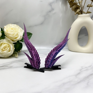 哪吒头饰敖闰龙角发夹女童山海经敖丙发卡cos姑姑龙爪diy演出道具