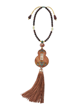 花梨木挂件福禄吉祥葫芦佩牌檀木