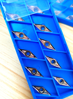 七彩涂层数控刀片CVGT110304/02-AK外圆内孔刀粒菱形35度合金刀粒