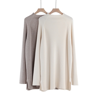 加厚中长款 慵懒风针织衫 打底裙毛衣裙 新款 毛衣女宽松外穿2025秋季