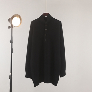 法式慵懒风中长款针织连衣裙2025秋冬新款宽松高领外穿内搭毛衣女