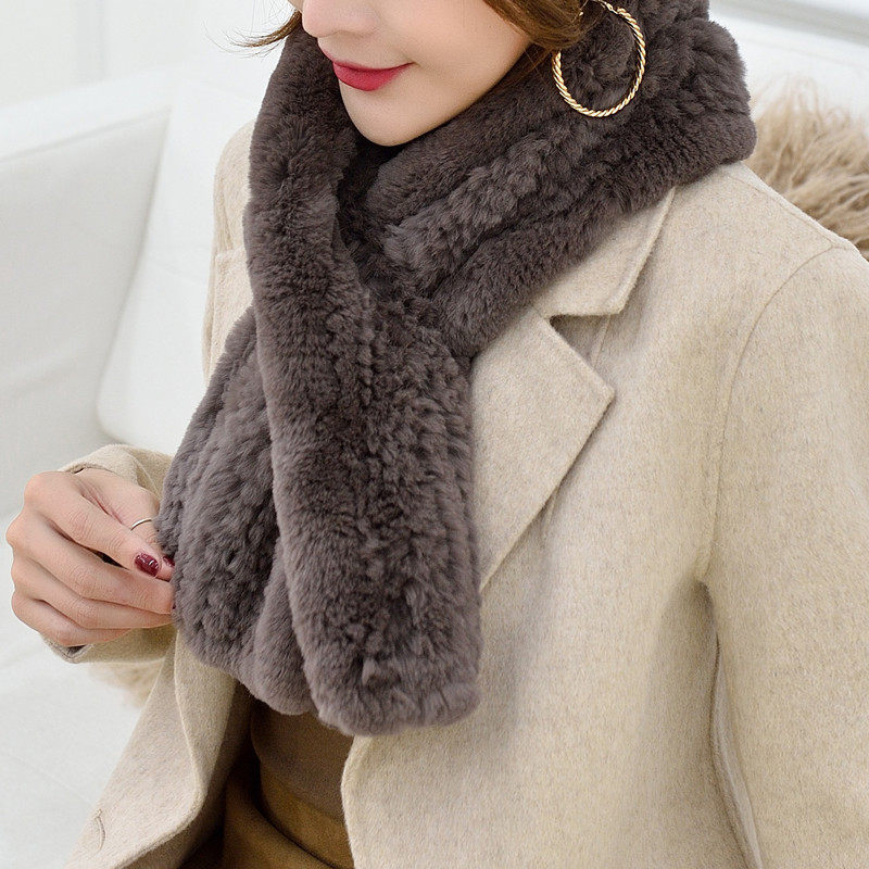 亏本清仓韩版獭兔毛围巾围脖毛领子加宽加厚毛围脖冬季女保暖百搭