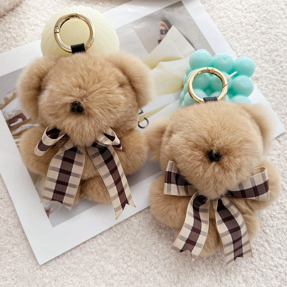 可爱小棕熊真獭兔毛皮草包包挂件毛绒玩偶公仔汽车钥匙扣生日礼物,服饰配件/皮带/帽子/围巾,包挂件,淘宝优惠券,粉丝福利购,淘宝优惠卷