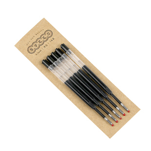 三生有信原创设计姓名实木定制中性笔笔芯替换5支装 超值