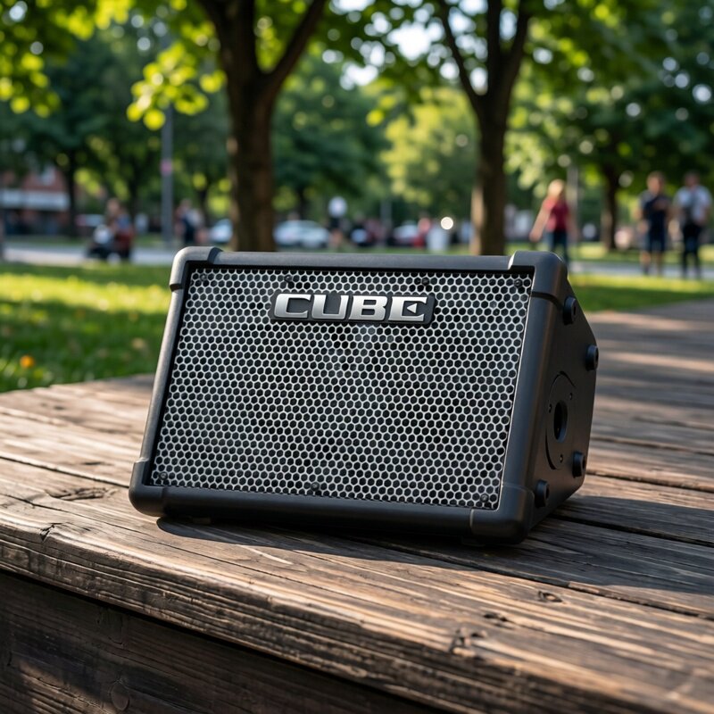 ROLAND罗兰音箱cube st ex直播吉他弹唱户外便携式50瓦大功率
