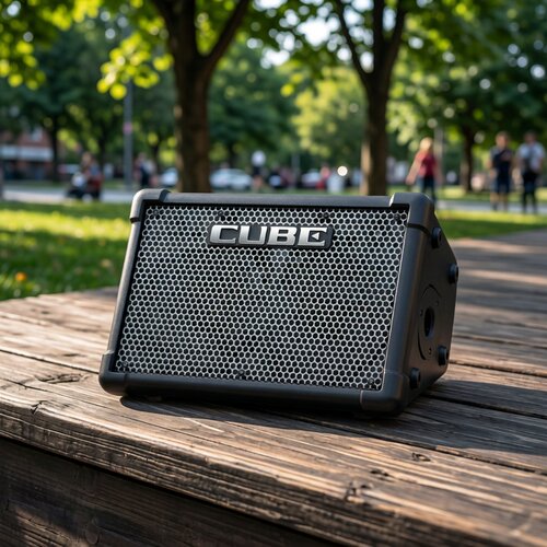 罗兰CUBEEX音箱户外直播弹唱