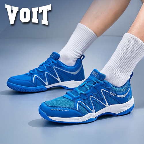 Voit沃特男女羽毛球鞋牛筋底学生运动减震防滑透气乒乓球网球鞋