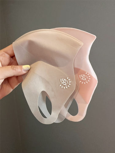 夏女冰凉透气冰丝面罩