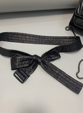 欧妮优女棉树脂简约腰带