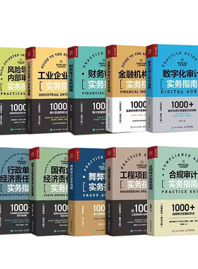 正版普华审计实务工具书系列指南 全10册 人民邮电出版社 工程工业财务金融机构数字化舞弊合规行政单位国有企业经济责任指南书籍
