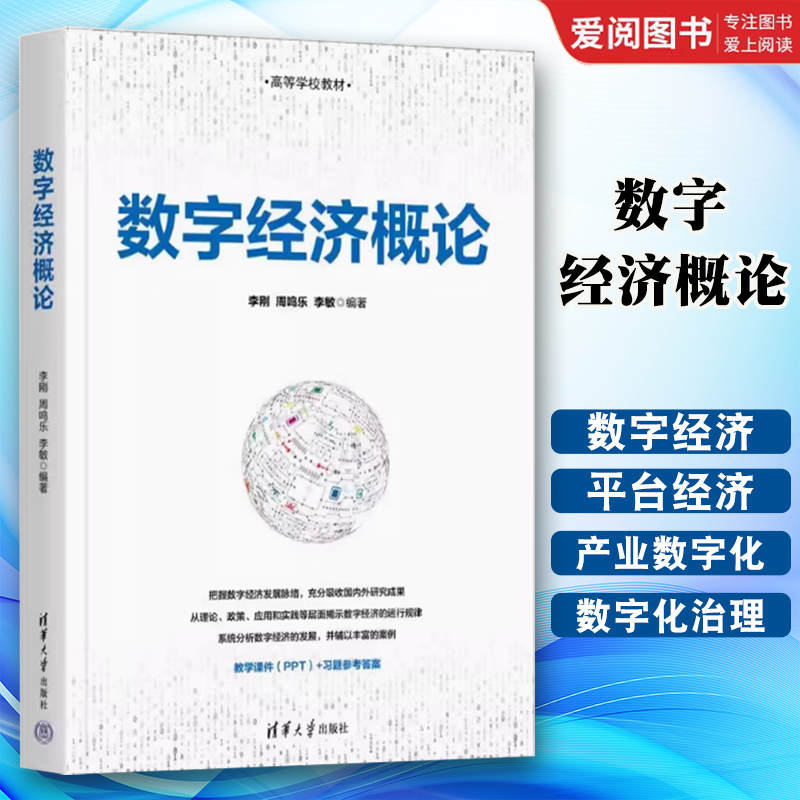 正版数字经济概论 李刚 清华大学出版社 数字经济学的学科基础 我国数字经济的政策体系 专业书籍