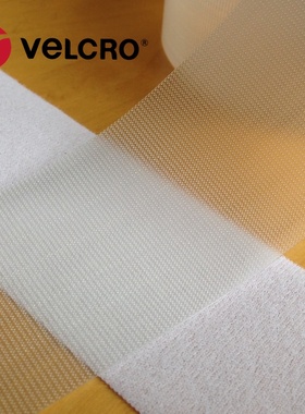 VELCRO超薄婴儿宝宝魔术贴缝纫型透明钩面柔软儿童粘扣带5cm宽