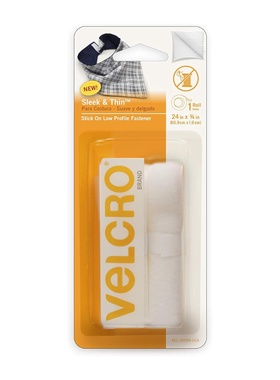VELCRO Brand 威扣品牌织物背胶魔术贴（超薄款）Sleek & Thin