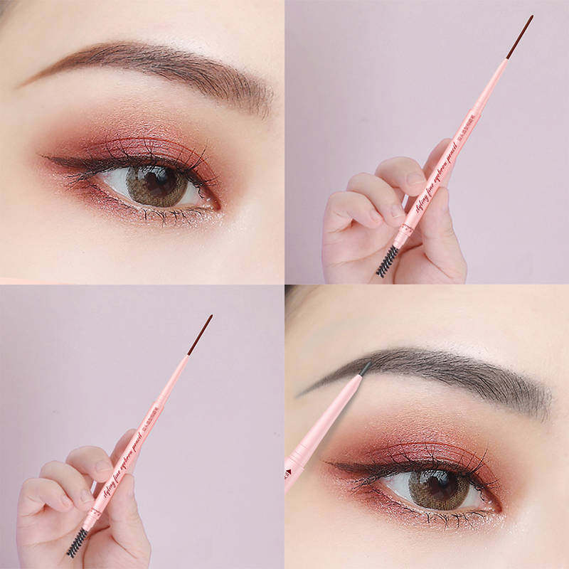 网红眉笔超细头极细细芯防水防汗不脱色持久初学者女眉毛根根分明