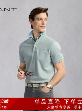 GANT/甘特夏季男士短袖POLO衫