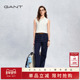 GANT 子 纯棉休闲显瘦牛仔裤 甘特2026春夏新款 女士宽松直筒锥形裤